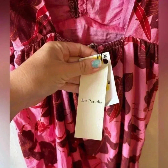 Ruched Front Midi Dress - Picture 5 of 9